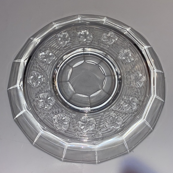 Anchor Hocking Dining Vintage Anchor Hocking Avalon Chip And Dip Clear Poshmark